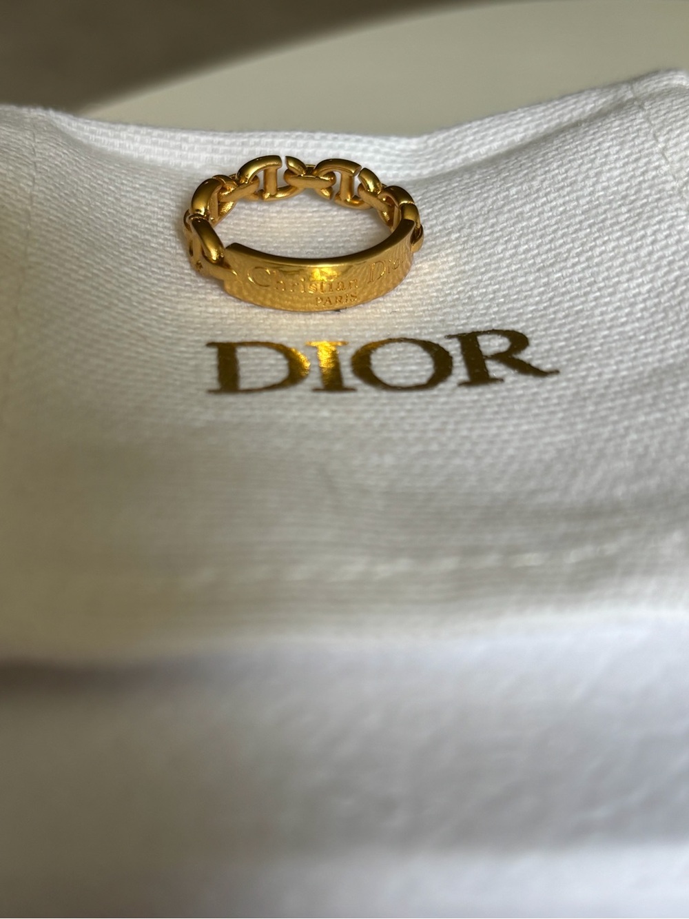 DIOR Gold Club Ring - Picture 3 of 3